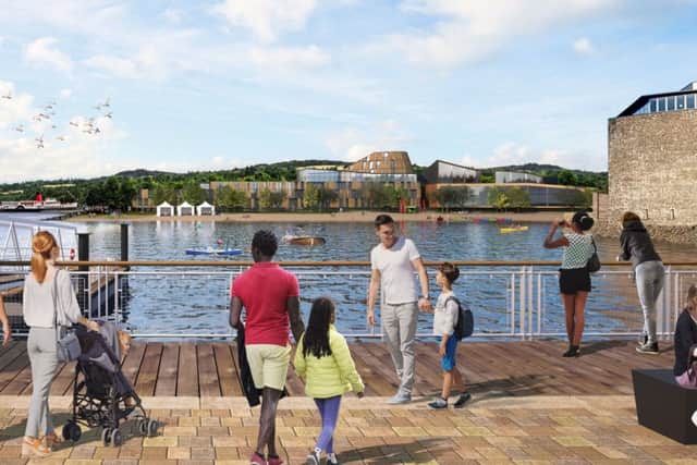 The proposals include a 60-bedroom apart-hotel, a craft brewery, boat house, leisure centre and restaurants. Picture: PA