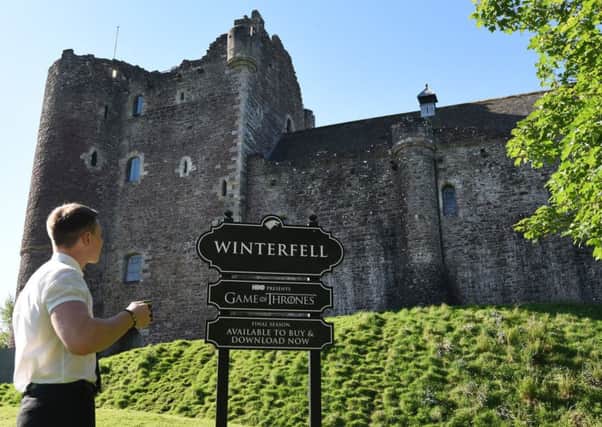 Doune Castle has been renamed as Winterfell to mark the release of the final season of the ground-breaking Game of Thrones series as a digital download (Picture: Julie Howden)