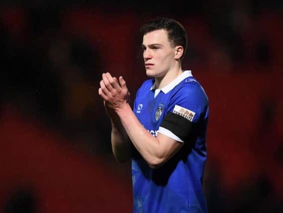Oldham Athletic defender George Edmundson has been the subject of a bid from Rangers.