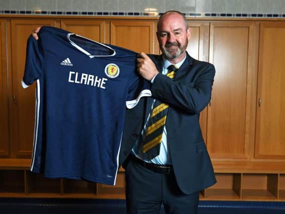 Steve Clarke is unveiled as the new Scotland manager