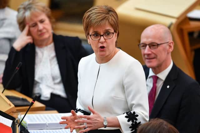 First Minister Nicola Sturgeon is to seek a section 30 order, which would give Holyrood the legal authority to stage a second referendum. (Photo by Jeff J Mitchell/Getty Images)