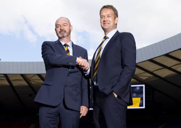 SFA chief executive Ian Maxwell was delighted to secure the services of 
Steve Clarke. Picture: SNS