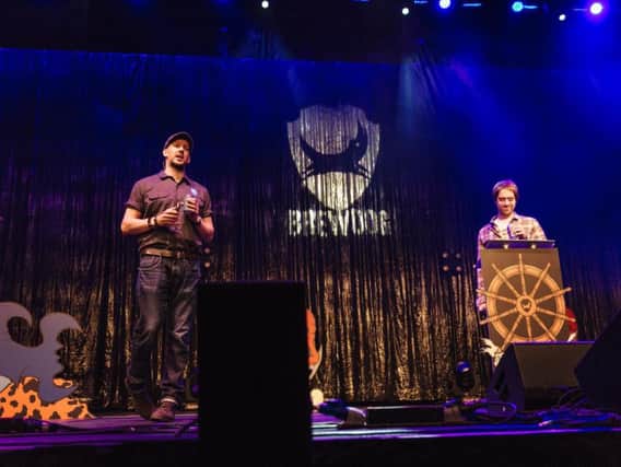 BrewDog's James Watt (left) and Martin Dickie. Picture: contributed.