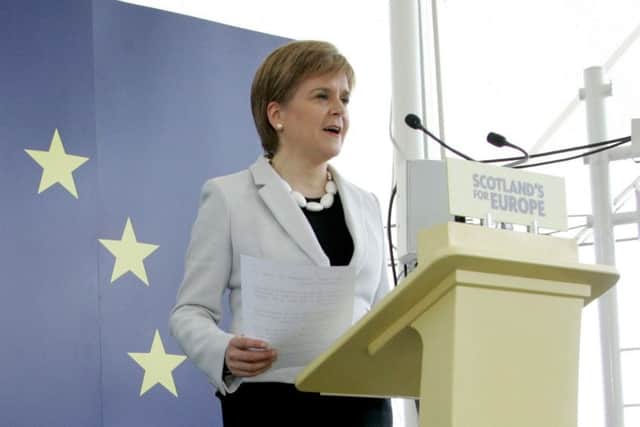 Nicola Sturgeon has pledged to vote against any deal tabled by the Conservatives in a bid to halt Brexit. Picture: TSPL