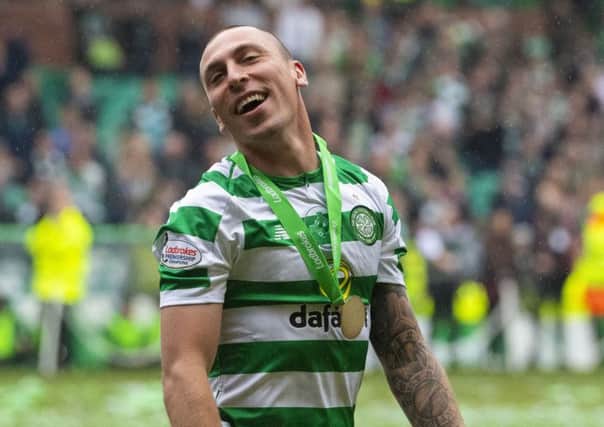 Celtic captain Scott Brown retired from Scotland duty during Alex McLeish's reign. Picture: SNS.