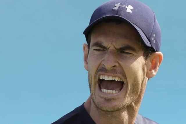 Andy Murray has been playing a lot of golf during his rehabilitation. Picture: AP.