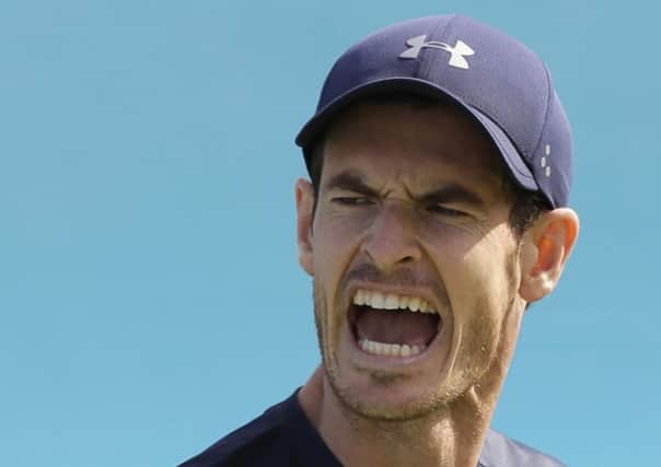 Andy Murray has been playing a lot of golf during his rehabilitation. Picture: AP.