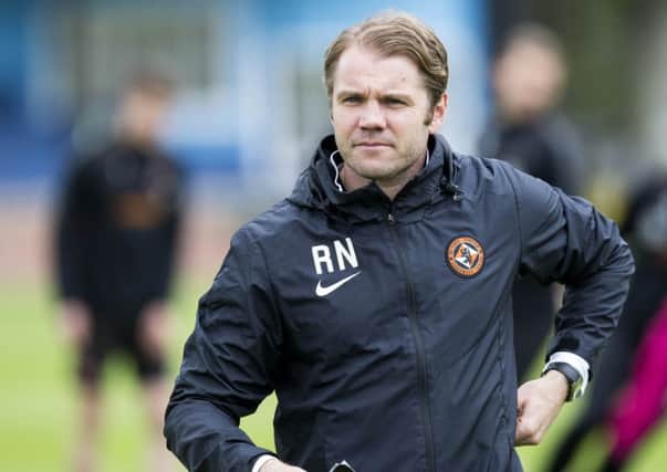 Dundee United manager Robbie Neilson. Picture: SNS