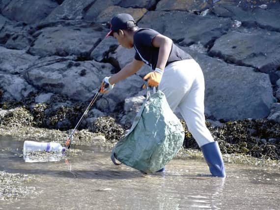 It is hoped the ban will save millions of pounds on clean-up efforts of used plastics. Picture: Lisa Ferguson/TSPL