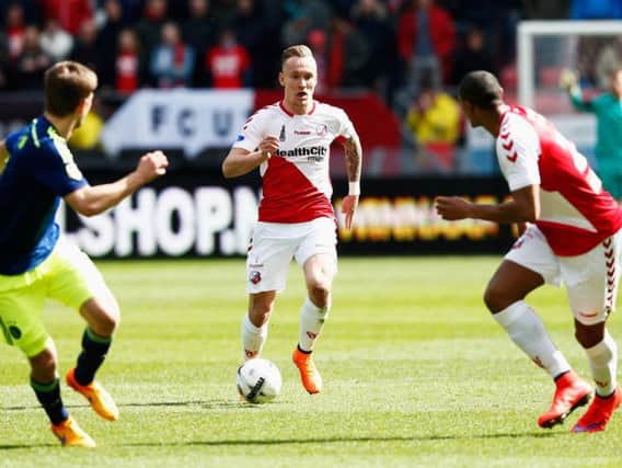 Mark Diemers in action for FC Utretcht against Ajax. The midfielder has caught the eye of a number of clubs
