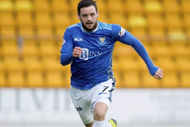Drey Wright in action for St Johnstone. Pic: SNS