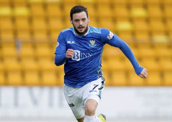 Drey Wright in action for St Johnstone. Pic: SNS