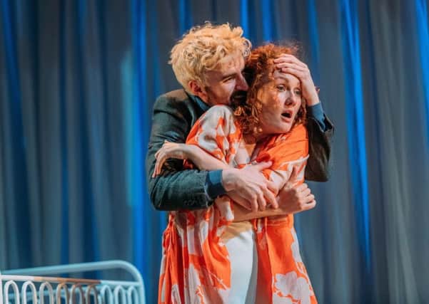 Angus Miller as Ferdinand and Kirsty Stuart as The Duchess