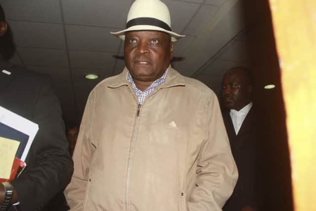 Kenya Olympics athletic team manager Michael Rotich attends the Milimani Court in Nairobi. Picture: AP