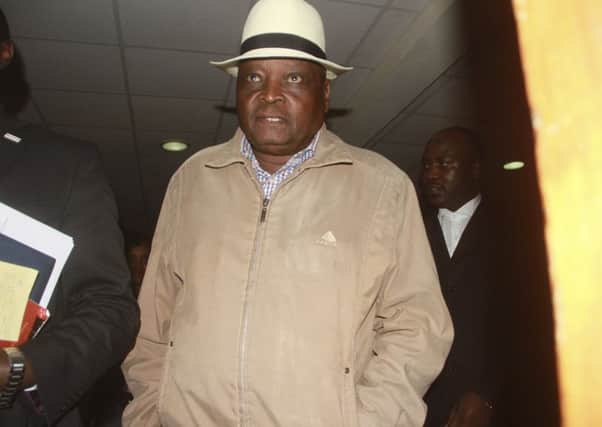 Kenya Olympics athletic team manager Michael Rotich attends the Milimani Court in Nairobi. Picture: AP