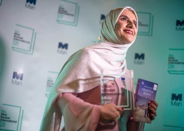 Jokha Alharthi at a photocall after winning the 2019 Man Booker International Prize. Picture: Peter Summers/Getty