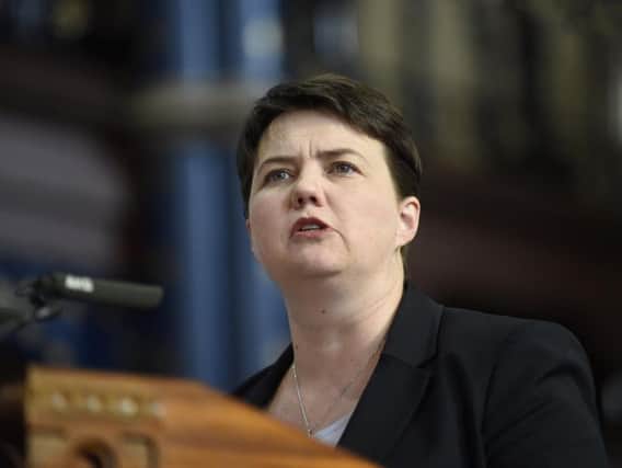 Ruth Davidson accused Nicola Sturgeon of "brow beating" people.