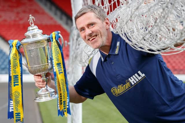 FREE PICTURES 22 May 2019 : Hampden Park Glasgow: William Hill Scottish Cup preview pic show Gary Naysmith