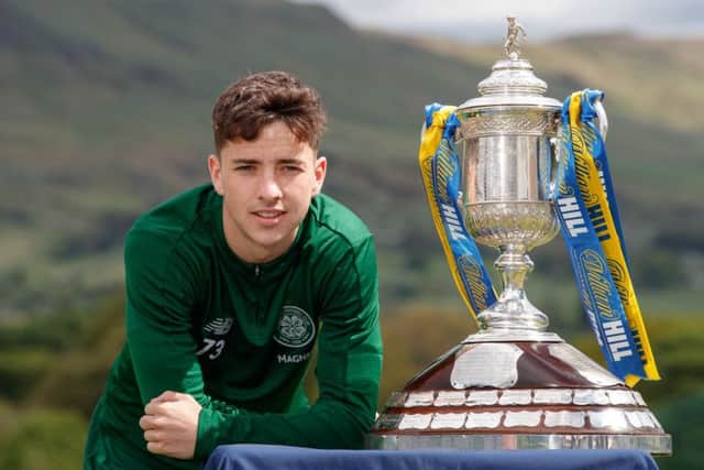Celtic youngster Michael Johnston has played his way into contention for the Scottish Cup final.