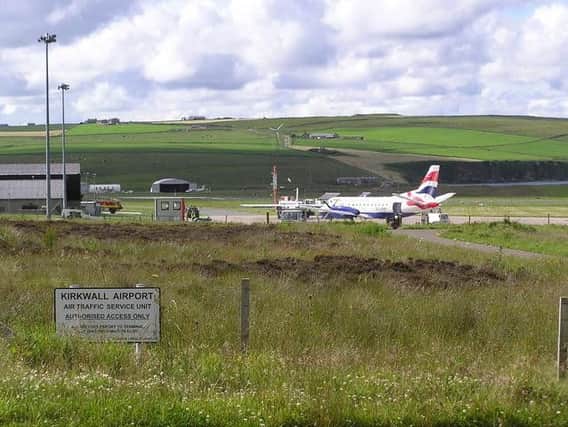 Kirkwall Airport is one of the six airports affected. Picture: Ken Walton/creativecommons.org/licenses/by-sa/2.0/