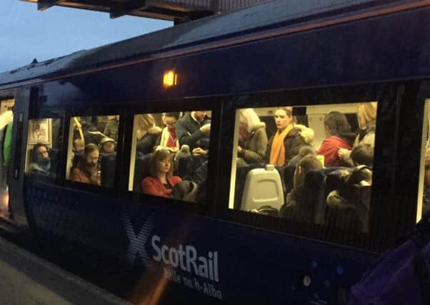 Overcrowding is a particular bugbear of younger passengers. Picture: Gary Dale