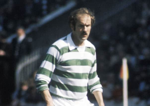 Harry Hood in action for Celtic in 1973