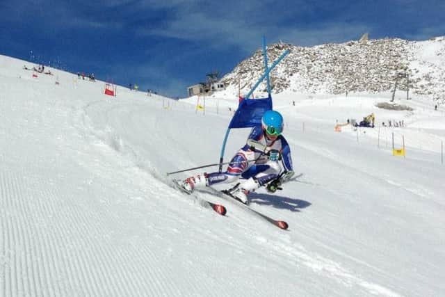 Ski racing at Hintertux