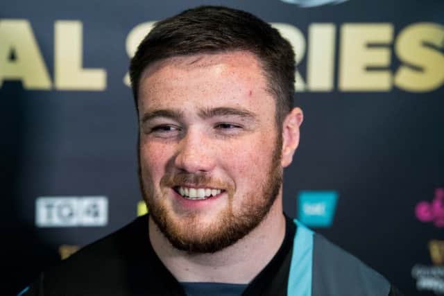 Zander Fagerson is celebrating the arrival of his baby daughter and hopes to be also toasting Pro14 glory this weekend. Picture: Ross Parker/SNS/SRU
