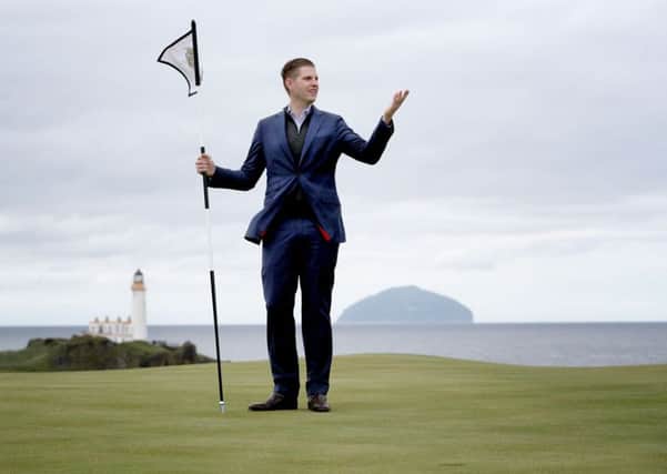 Eric Trump, son of the US president, visited Trump golf courses in Ayrshire and Aberdeenshire. Photograph: PA