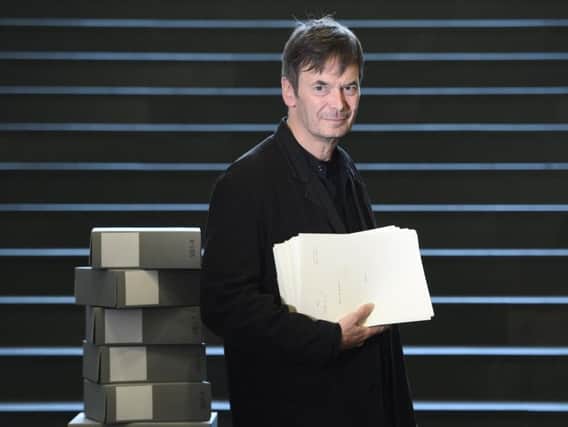 Ian Rankin was at the National Library today to discuss the donation of a vast personal archive dating back to 1972.