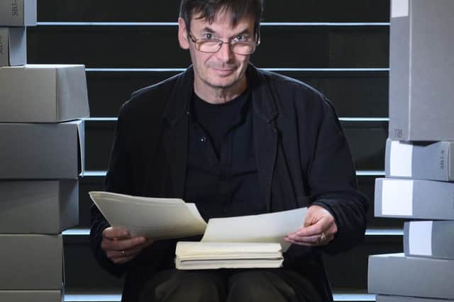 The treasure trove of material donated by Ian Rankin to the National Library has filled more than 50 boxes.