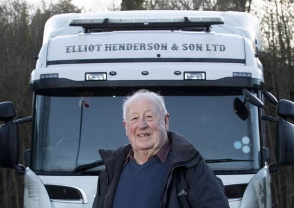 Richard Henderson, from Selkirk, is still working as a lorry driver at the age of 83