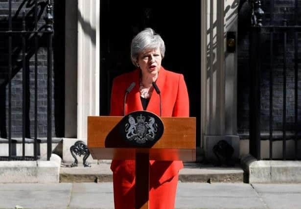 Prime Minister Theresa May announced her intention to resign