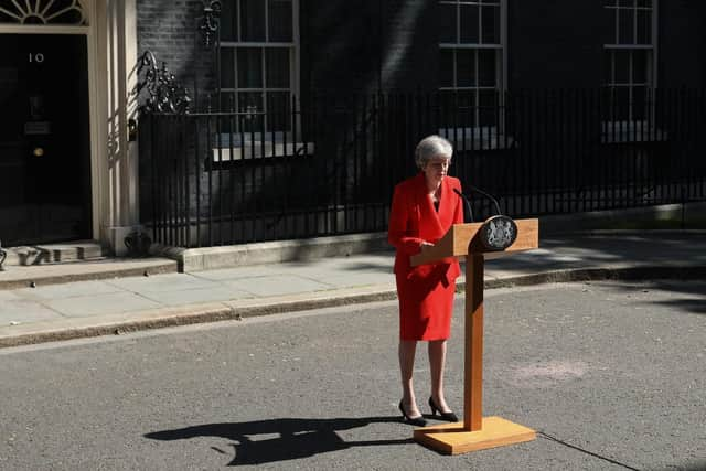 Theresa May announced she would stand down on 7 June. Picture: PA