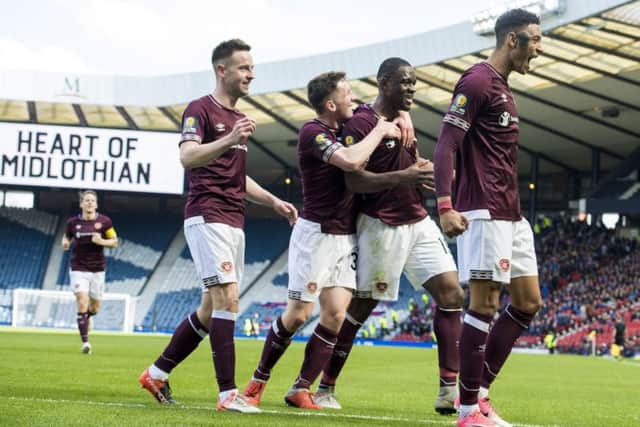 All three goals in Hearts' semi-final win over Inverness came from set-pieces. Picture: SNS