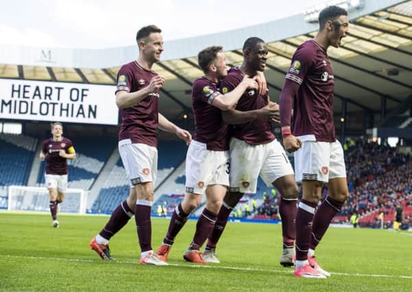All three goals in Hearts' semi-final win over Inverness came from set-pieces. Picture: SNS