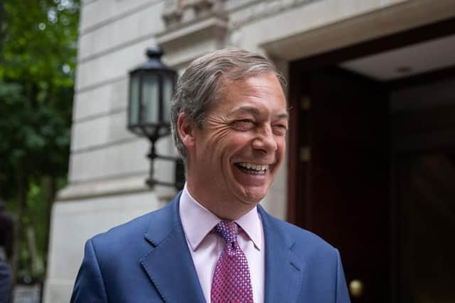 Brexit Party leader Nigel Farage