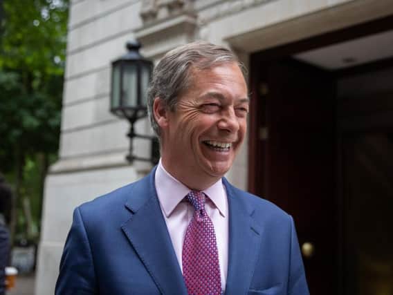 Brexit Party leader Nigel Farage