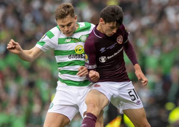 Hearts' 16-year-old Aaron Hickey was superb in the Scottish Cup final.