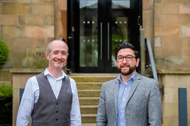 Douglas Nicholson (left) and Paul McShane, directors at NMA, Custom House's final tenant. Picture: Contributed