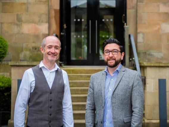 Douglas Nicholson (left) and Paul McShane, directors at NMA, Custom House's final tenant. Picture: Contributed