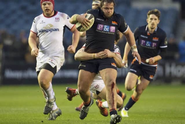 Pierre Schoeman has been chosen to represent the Barbarians when they face an England XV at Twickenham on Sunday. Picture: SNS.