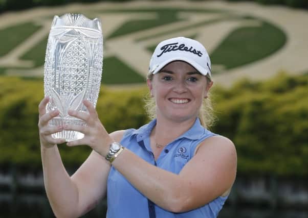 Bronte Law won by two shots in the Pure Silk Championship. Picture: AP.