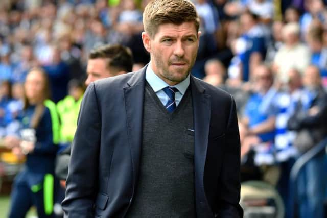 Rangers manager Steven Gerrard