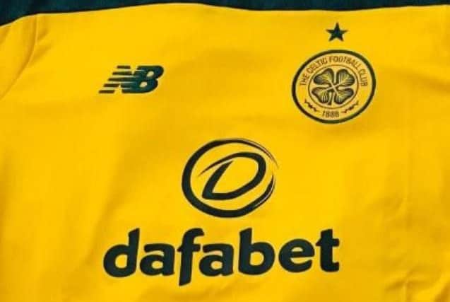 Detail from the "leaked" new Celtic away kit