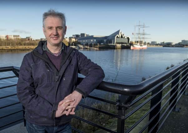 Paul MacAlindin on the banks of the River Clyde PIC Wattie Cheung