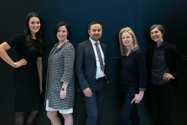 The Converge team, led by Claudia Cavalluzzo (second left) is gearing up for the Ready Steady Pitch event on 12 June in Edinburgh. Picture: Contributed