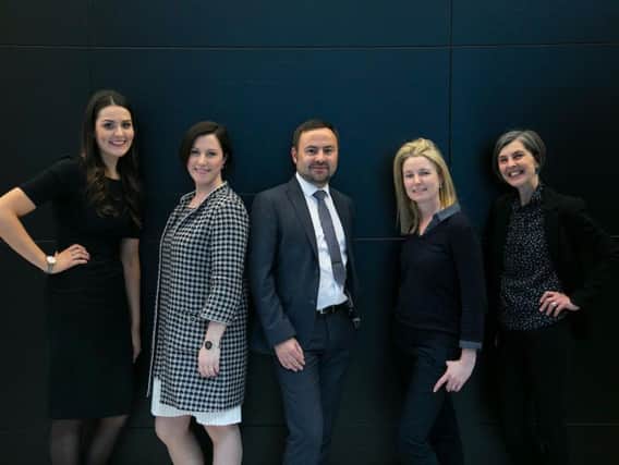 The Converge team, led by Claudia Cavalluzzo (second left) is gearing up for the Ready Steady Pitch event on 12 June in Edinburgh. Picture: Contributed