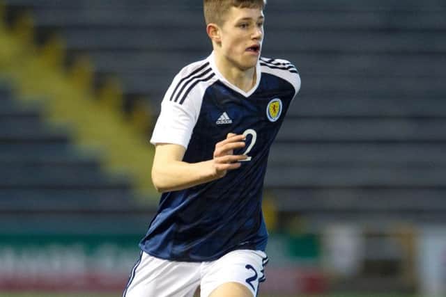 George Stanger has played for Scotland's Schoolboys but not for an Scottish FA age grades. Picture: SNS