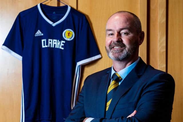 Scotland manager Steve Clarke has named his first Scotland squad